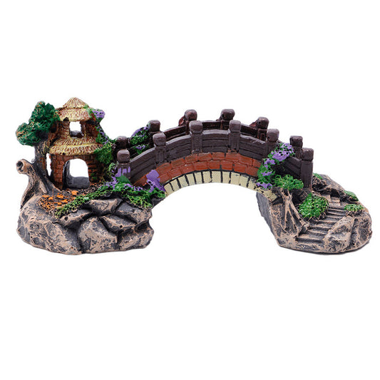 TOTEMPAW™ | Aquarium Landscape Bridge & Rockery Decoration