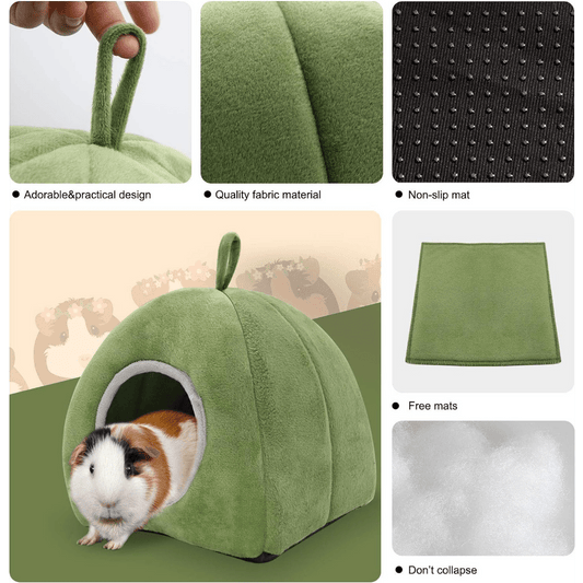 TotemPaw™ 2-Pack Plush Small Animal Hideout Cave | Foldable