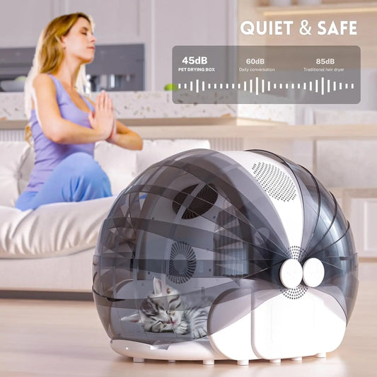 TotemPaw™ Smart Pet Dryer Box | Ultra-Quiet 360° Blowout