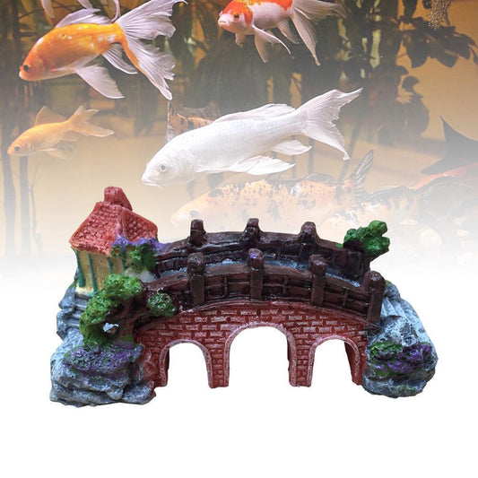 TOTEMPAW™ | Aquarium Landscape Bridge & Rockery Decoration