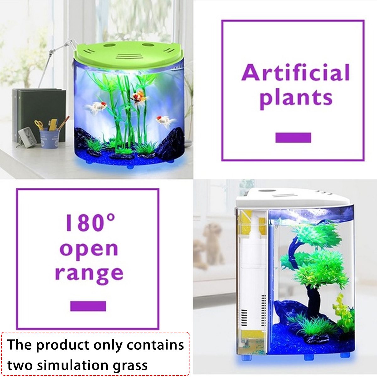 TOTEMPAW™ | Eco-Friendly Acrylic Desktop Fish Tank