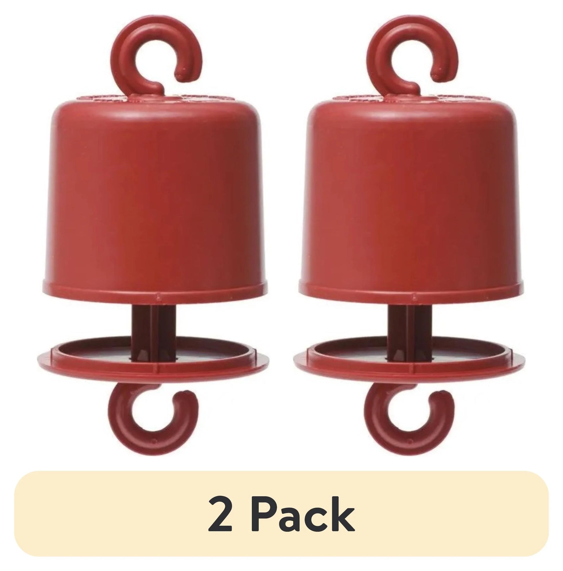 (2 Pack)  Ant Guard plus for Hummingbird Feeders, Red, 1 Pack