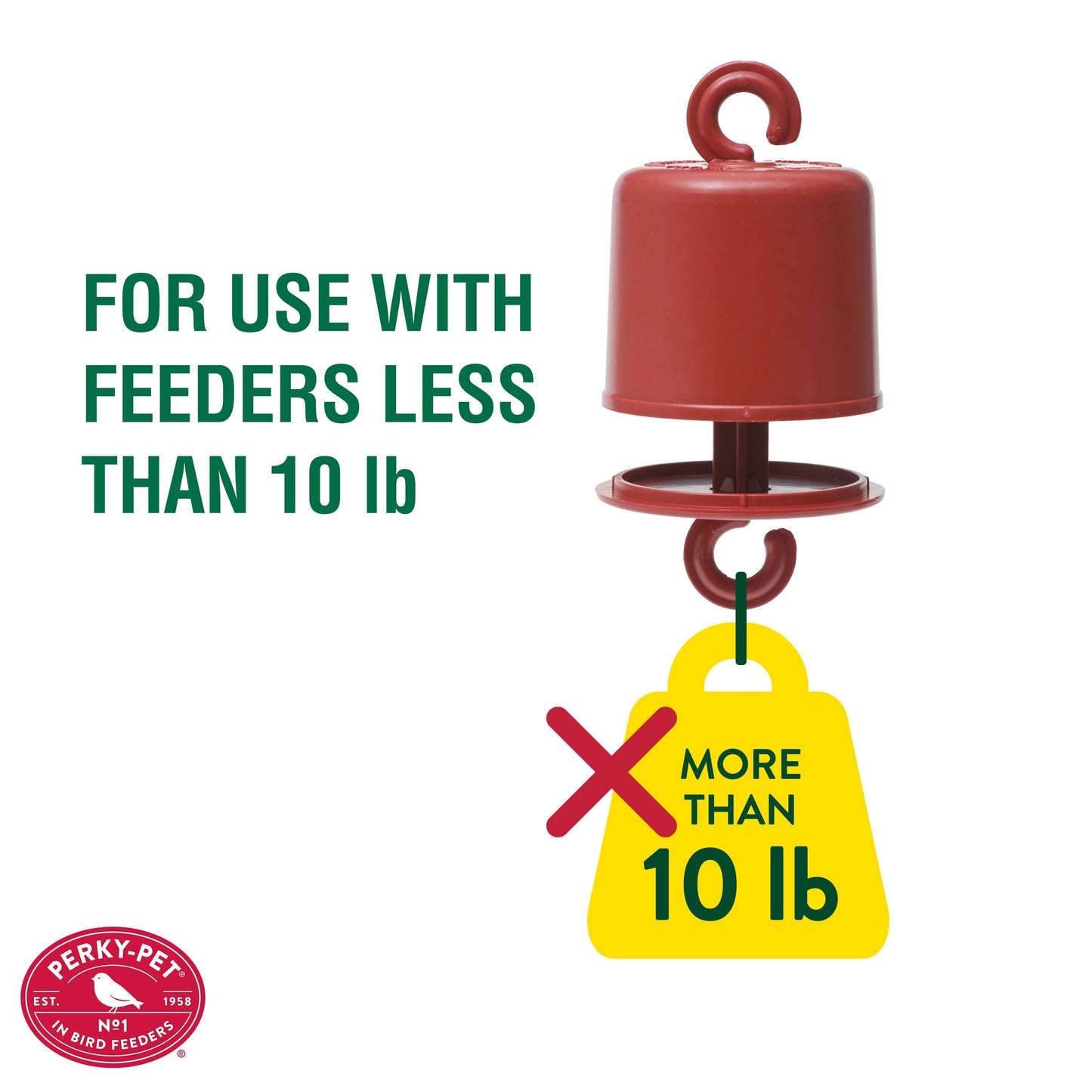 (2 Pack)  Ant Guard plus for Hummingbird Feeders, Red, 1 Pack